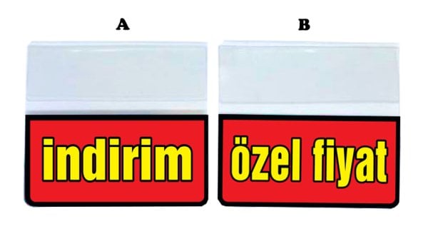 İkaz İndirim Etiketi (25 Li Paket)