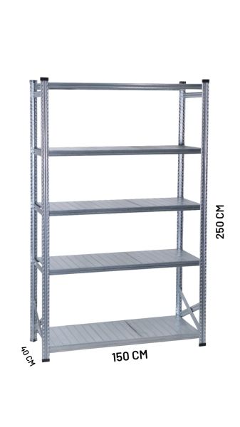 GALVANİZ RACK ÜNİTE 40X250  5 KATLI