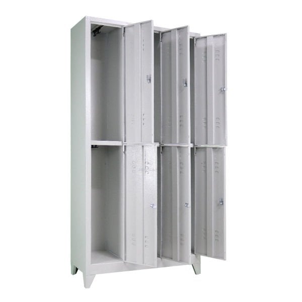 Soyunma Dolabı Eko 6 Lı 970X370X2000 Mm