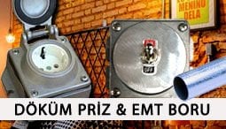 Döküm Priz EMT Boru - marketcik.com