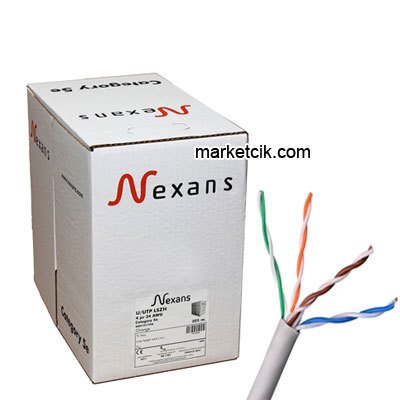 Nexans Cat5 Veri İletişim Data İnternet Kablosu, 305 Metre