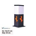 Ayaz 50x15 Bollard Çim ve Set Üstü Park Bahçe Aydınlatma Armatürü