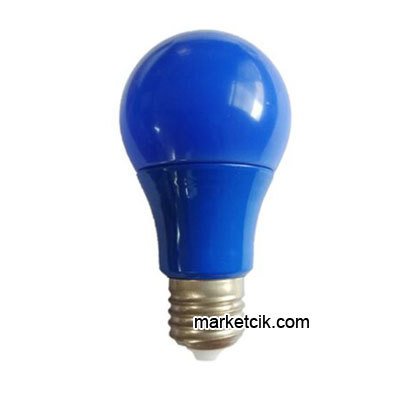 Marketcik Renkli Led Ampul Mavi 10 Watt E27 Duy