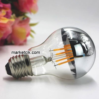 Marketcik Dekoratif 4 Watt E27 Duy Led Krom Aynalı Ampul