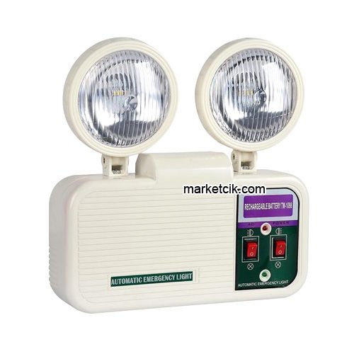 Marketcik 2x3 Watt Emergency Ledli Acil Durum Aydınlatma Armatürü 3 Saat Şarjlı