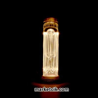 Edison Dekoratif Rustik G125 Led Glop Ampul 4 Watt E27 Duy, Nasa Buster Modeli