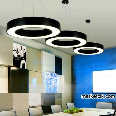 130 cm 128 Watt Sarı Işık Led Simit Linear Aydınlatma Armatürü