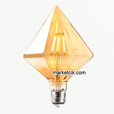 Horoz Rustik Pyramid 6 Watt Led Rustik Pramid Ampul