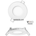 Viko by Panasonic 6 Watt Beyaz Işık Yuvarlak Led Panel Aydınlatma, 6500K