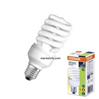 Osram 23W Beyaz Enerji Tasarruflu Ampul E27 Duy