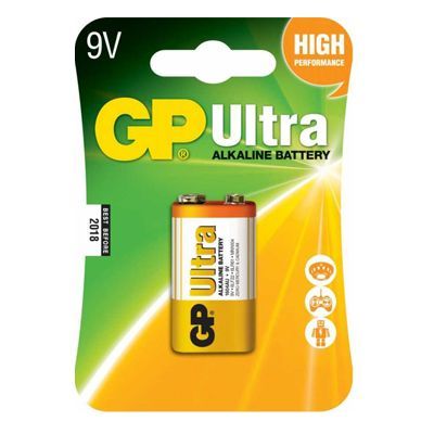 GP 9Volt Ultra Alkaline Pil