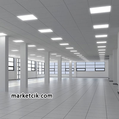 Pelsan-Tio 48 Watt 60x60 Clipin Led Panel Günışığı-Beyaz Işık