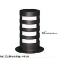 Ayaz 40x30 Bollard Çim ve Set Üstü Park Bahçe Aydınlatma Armatürü