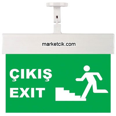 Ledli Exit Merdiven Çıkış Yönlendirme Levhası CEXA-8-34