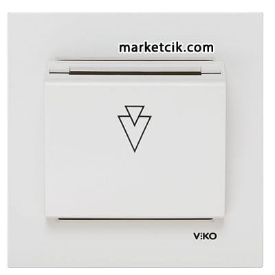 Viko by Panasonic Karre Beyaz Standart Energy Saver-Gecikmeli Röle Hariç Gövde