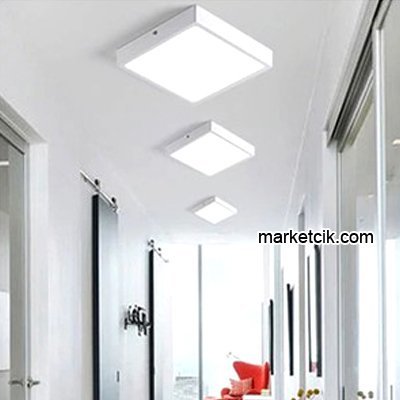 Cata CT-5234 18 Watt Sıva Üstü Kare Led Panel Armatür Günışığı-Beyaz Işık