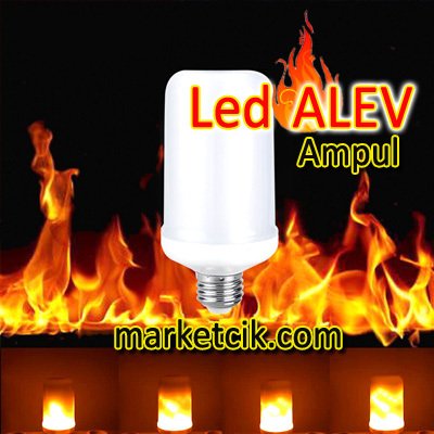 Cata CT-4059 Led Alev Ampul, 5 Watt E27 Duy Ateş Efektli Led Alevli Lamba