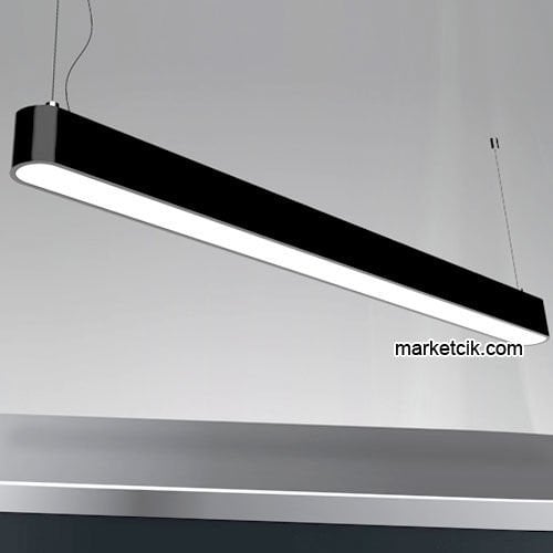 60 cm 20 Watt Beyaz Işık Oval Linear Led Aydınlatma, Mimari Led Aydınlatma