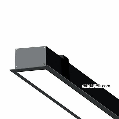 1 metre 32 Watt Günışığı Işık Sıva Altı Led Linear Aydınlatma, Mimari Led Aydınlatma 3000-4000 Kalvin