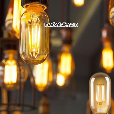 Edison Dekoratif Led Ampul 6 Watt E27 Duy, T45 Gemici Ampul Modeli