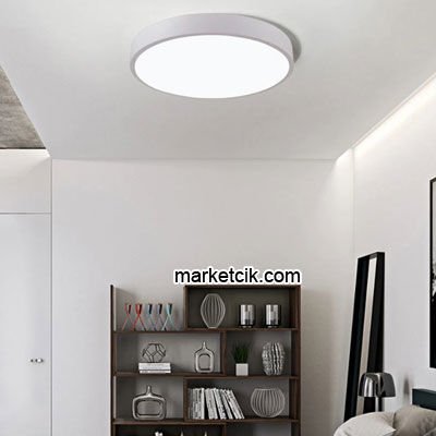 50 cm 37 Watt Sıva Üstü Led Davul Linear Aydınlatma Armatürü Beyaz Işık