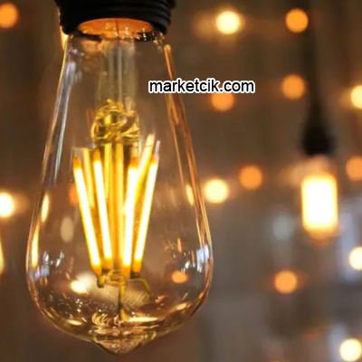 Edison Dekoratif 6 Watt Dim Edilir Amber Led Armut Ampul, ST64 Dimli Led Ampul