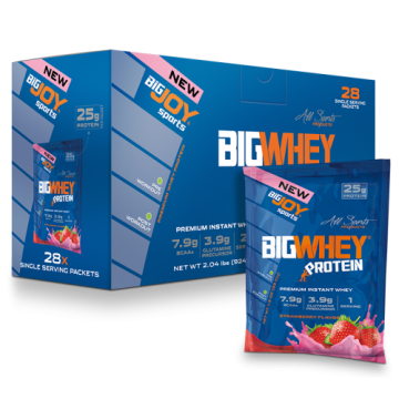 Bigjoy Sports BIGWHEY Whey Protein Çilek 924g (33g x 28 Adet)