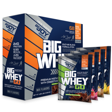 Bigjoy Sports BIGWHEYGO Whey Protein Mix Aroma 68 Servis