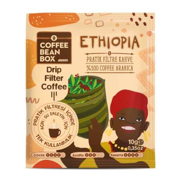Coffee Bean Box Ethiopia Pratik Filtre Kahve 10lu Kutu