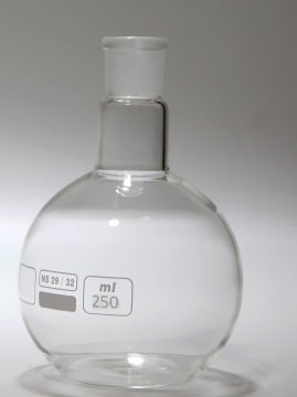 BALON ŞİLİFLİ DİBİ DÜZ     500 ML 29/32  Boro 3,3 glass