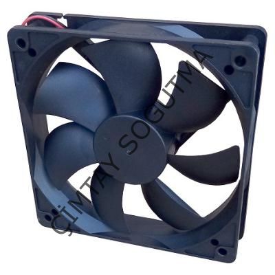 12 VOLT KARE FAN 9-9-2,5 cm.