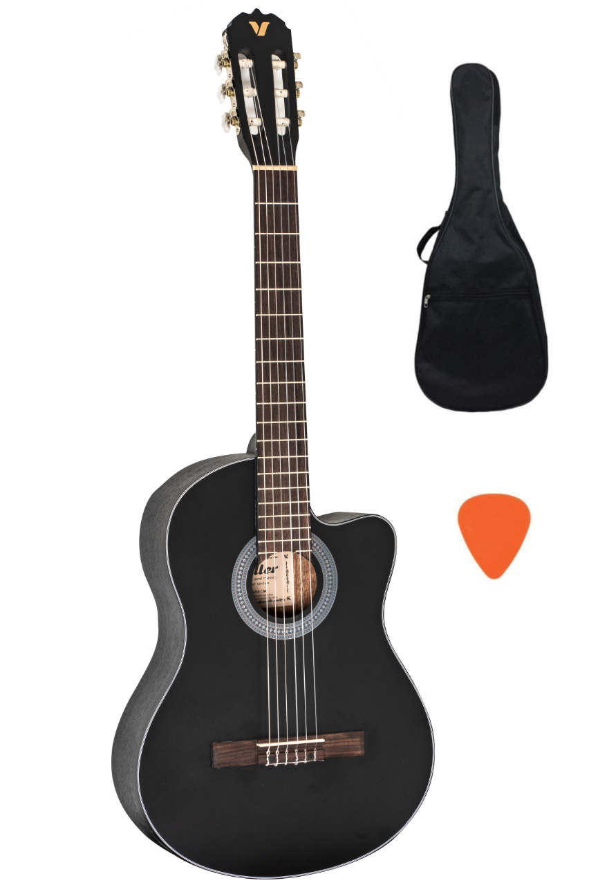 Valler VG250 C BK Cutaway Siyah Klasik Gitar