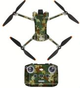 Dji Mini 3 Pro (N1 Kumanda) Askeri Kamuflaj Sticker Etiket Kaplama