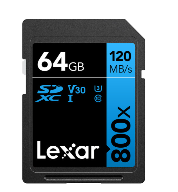 Lexar 64GB High-Performance 800x UHS-I SDHC Hafıza Kartı