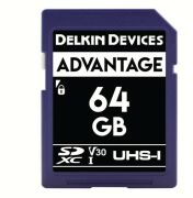 Delkin Devices 64GB Advantage UHS-I SDXC Hafıza Kartı
