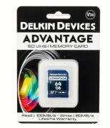 Delkin Devices 64GB Advantage UHS-I SDXC Hafıza Kartı