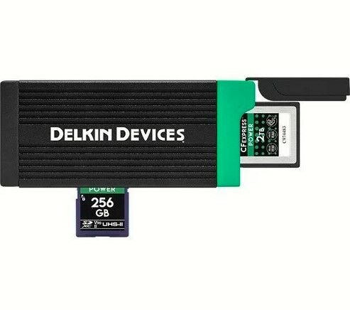 Delkin Devices USB 3.2 CFexpress Type B ve SD UHS-II Hafıza Kartı Okuyucu