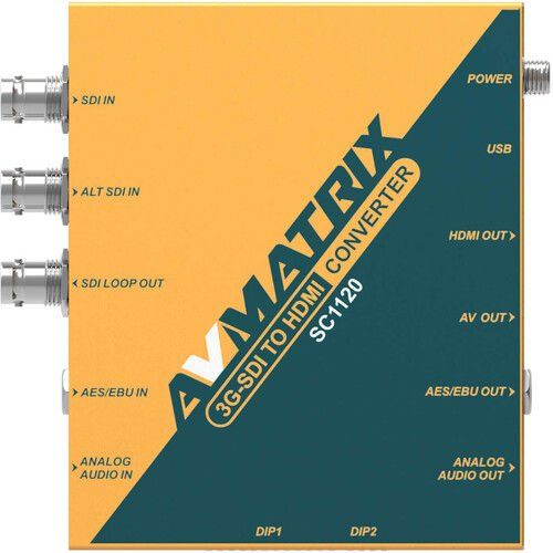 AVMatrix SC1120 3G-SDI to HDMI& AV Scaling Converter