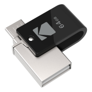 KODAK OTG Dual USB3.1 Type C K230 64GB Akıllı Telefonlar için USB Bellek