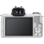 Canon EOS M50 Mark II 15-45mm Lensli Aynasız Dijital Fotoğraf Makinesi (Beyaz)