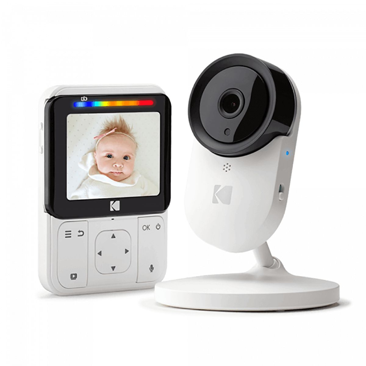 Kodak CHERISH C220 Akıllı Video Bebek Monitörü-2.8 inç LCD Ekran Ebeveyn Ünitesi