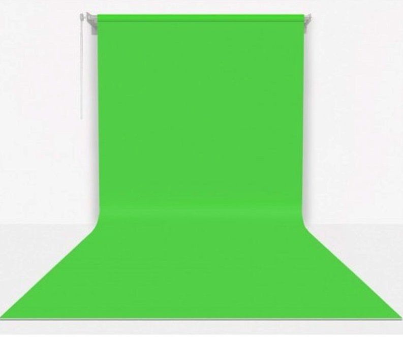 Fotexon  Kumaş Üzerine Boyama Yeşil  Fon  Seti 270 x 580 cm