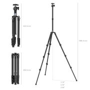 SmallRig 4059 AP-20 Orta Sütunlu  Karbon Fiber Tripod