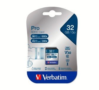 Verbatim 32GB SDHC Pro U3 Hafıza Kartı