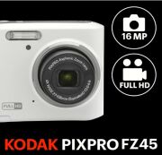 Kodak Pixpro FZ45 Dijital Fotoğraf Makinesi whıte