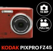 Kodak Pixpro FZ45 Dijital Fotoğraf Makinesi RED