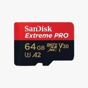 SanDisk 64GB Extreme Pro MicroSDXC Hafıza Kartı (200mb/s)