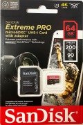 SanDisk 64GB Extreme Pro MicroSDXC Hafıza Kartı (200mb/s)