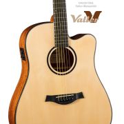 Valler VA530CEQ Cutaway Elektro Akustik Gitar Parlak Cilalı