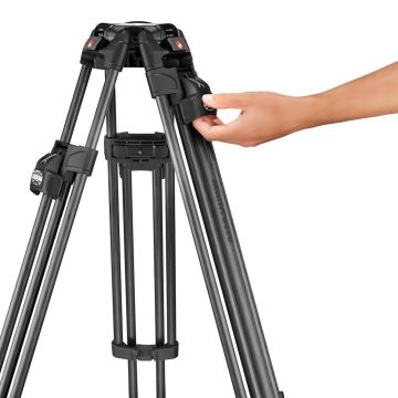 Manfrotto MVK612TWINFCNitrotech 612 series with 645 Fast Twin Carbon Tripod Kit